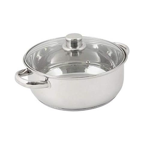 502386 - Padella Tuttofare In Acciaio Inox 8 L Con Coperchio In Vetro, Diametro 28 Cm - Foto 2