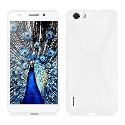 Custodia Compatibile Con Honor 6 Plus In Magnesio Bianco - Coperchio Protettivo In Silicone Tpu Flessibile - Foto 1