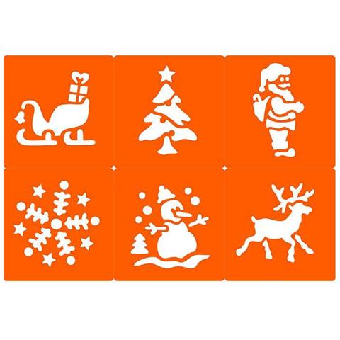6 Stencil Di Natale - Foto 3