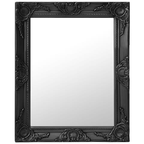 Specchio Da Parete Stile Barocco 50x60 Cm Nero - Foto 1
