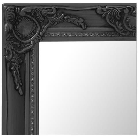 Specchio Da Parete Stile Barocco 50x60 Cm Nero - Foto 6