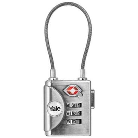 Lucchetto Per Cavo Tsa Con Codice Combinato - 3 Cifre Programmabili - Per Valigia E Bagaglio - Foto 2
