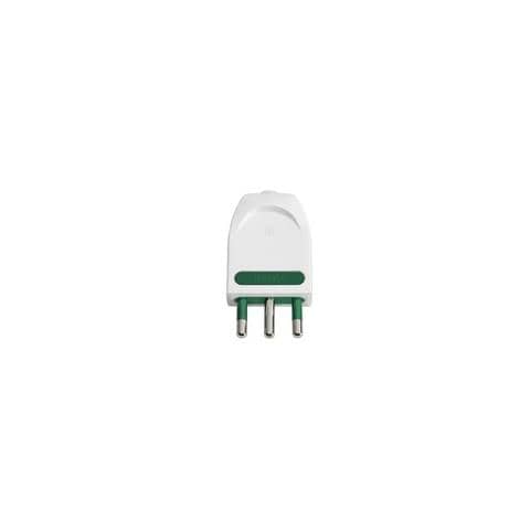 Spina 2P+T16A orientab. S17-SPB17 bianco - Foto 1