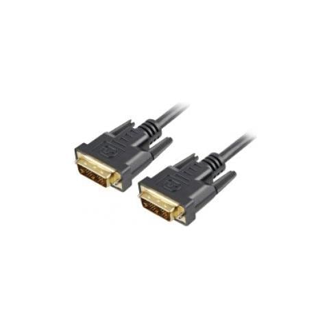 DVI-D / DVI-D (18+1), 1m 1m DVI-D DVI-D Nero cavo DVI - Foto 1