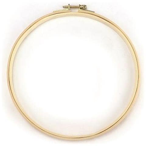 Tamburo Da Ricamo In Legno Ø 15 Cm - Foto 1