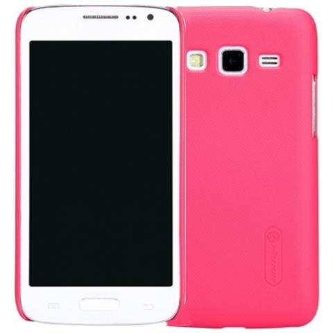 Nillkin Custodia Frosted Shell Posteriore Rigida Antiscivolo  Samsung Galaxy Core Plus G350 Red - Foto 3
