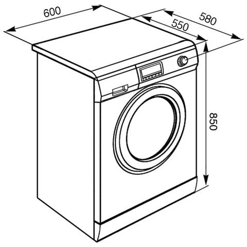 Lavasciuga LSF147E Capacità Lav / Asc 7/4 Kg Classe E Centrifuga 1400 Giri - Foto 4