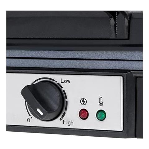 Waffle Maker Ad 3049 1200 W, Numero Di Pasticcini 4, Belgio, Nero - Foto 2