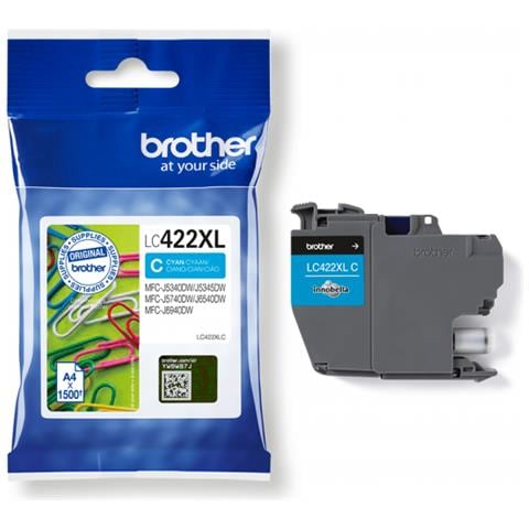 INK LC-422XLC ciano 1500PP XL MFC-J5340DW MFC-J5740DW MFC-J6540DW MFC-J6940DW - Foto 2