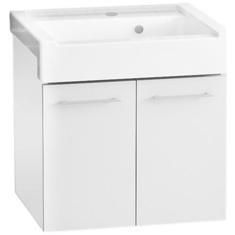 Lavatoio 60x50 Sospeso Con Lavabo In Ceramica 2 Ante - Foto 1