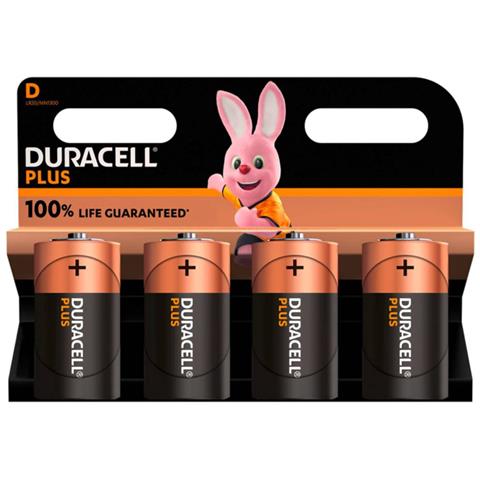 Confezione Di 4 Batterie Alcaline D Lr20 Da 1,5 V Per Uso Multiplo, - Foto 2