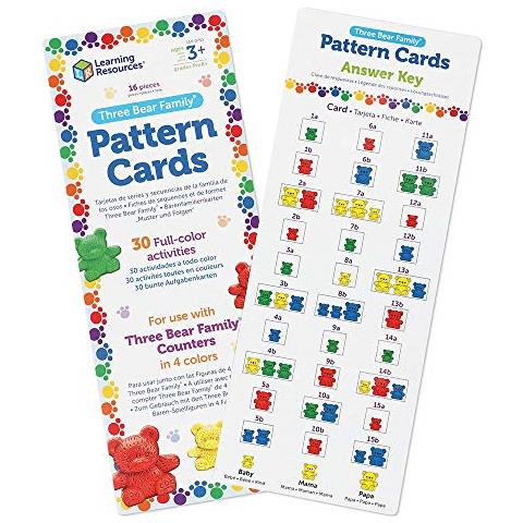 Risorse Per L'apprendimento Schede Con Tre Modelli Della Famiglia Degli Orsi, Scuola Domiciliare, Apprendimento Precoce Delle Abilità Matematiche, Orsi Non Inclusi, Dai 3 Anni In Su - Foto 3