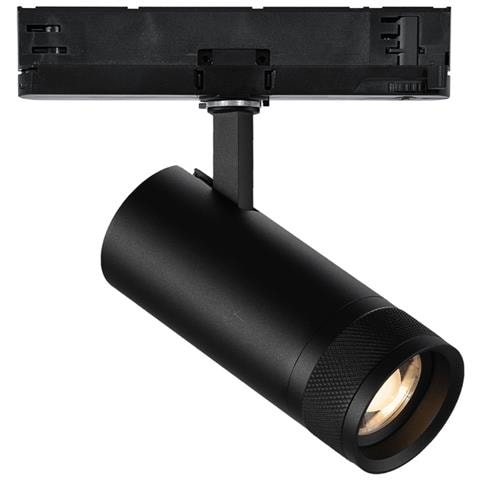 Proiettore Cilindrico Dali Eos Alluminio-plastiche Nero Led 15w 3000k Luce Calda - Foto 1