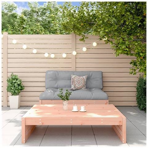 Set Salotto Da Giardino 2 Pz In Legno Massello Di Douglas - Foto 1