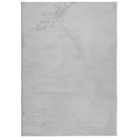 Tappeto Iza A Pelo Corto Aspetto Scandinavo Grigio 120x170 Cm - Foto 2