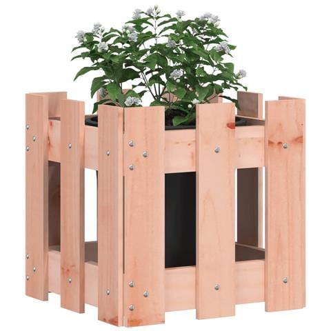 Fioriera Giardino Design Recinzione 30x30x30cm Massello Douglas - Foto 2