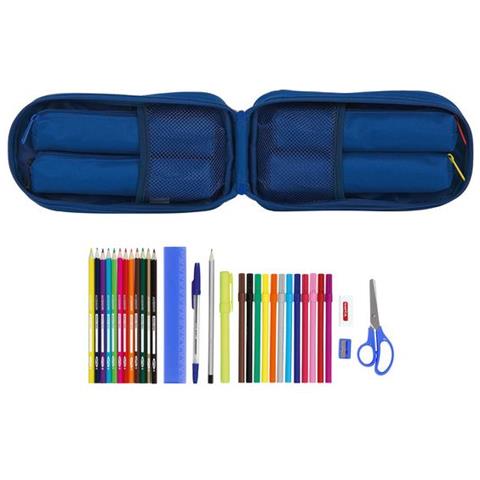 Astuccio Zaino Blackfit8 Oxford Blu Scuro (33 Pezzi) - Foto 2