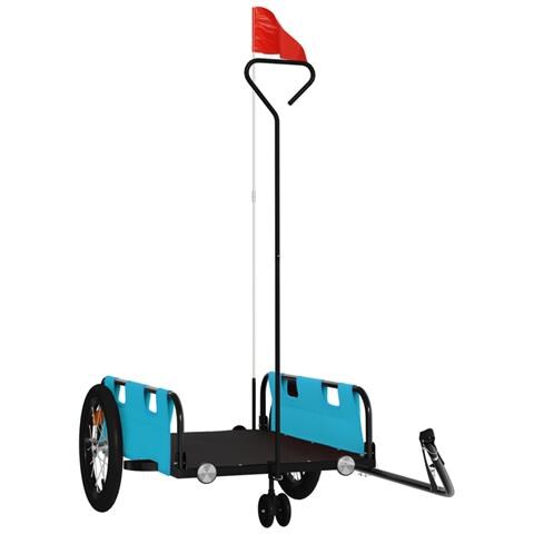 Rimorchio Da Bici Blu Oxford E Ferro - Foto 1