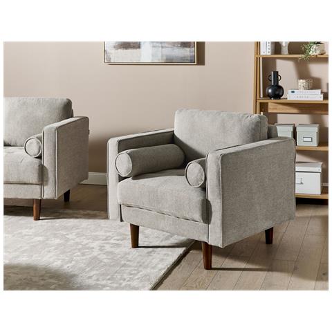 Poltrona Tessuto Tortora Nurmo - Foto 1