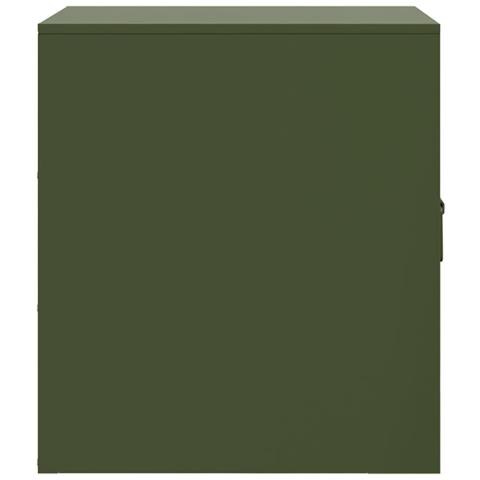 Comodino Verde Oliva 34,5x39x44 cm in Acciaio - Foto 10