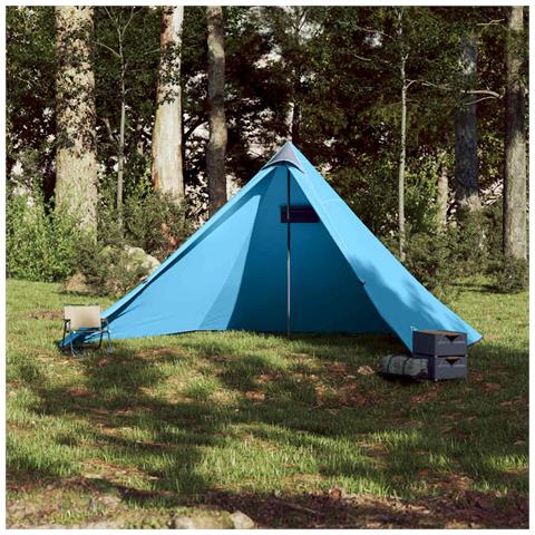 Tenda Familiare Tipi Per 7 Persone Blu Impermeabile - Foto 2