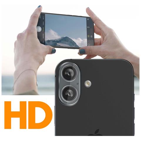 Vetro Temperato 9h Fotocamera Per Iphone 16 Protezione Totale - Foto 5