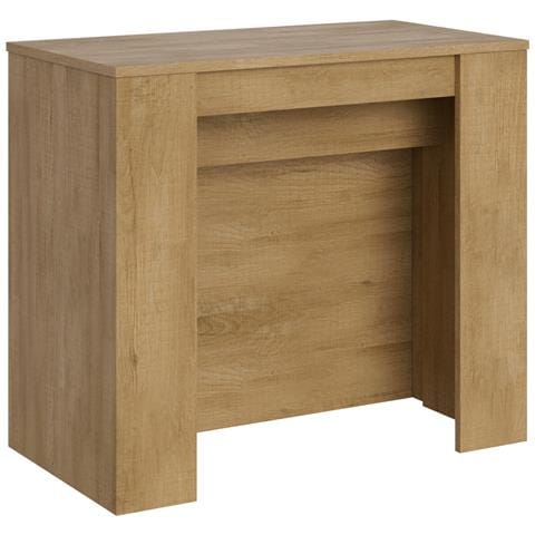 Consolle Allungabile 90x48/296 Cm Venus Quercia Natura - Foto 1