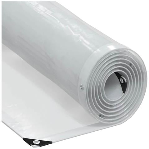 Telone Trasparente con Occhielli 3x4 m in Polietilene - Foto 1