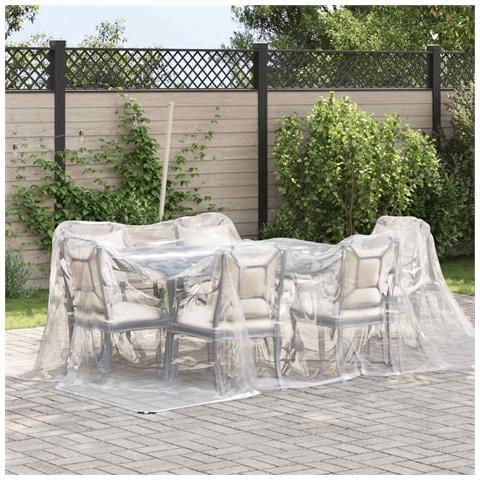 Telone Trasparente con Occhielli 3x4 m in Polietilene - Foto 10