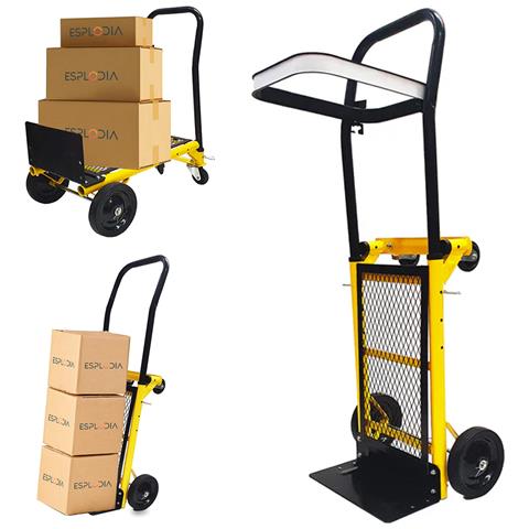 Carrello Multifunzione Portatutto Piattaforma Carrellino Porta Pacchi In Acciaio - Foto 1