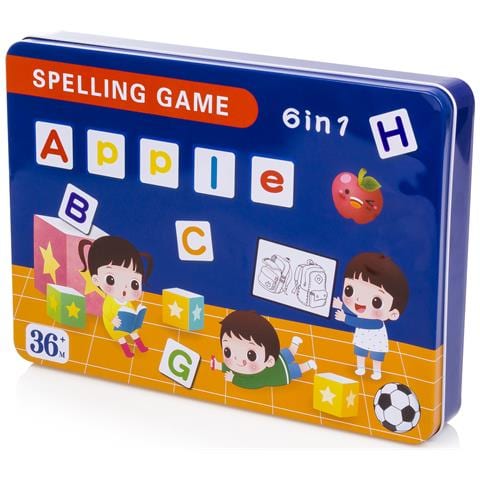 Gioco Di Attività Di Ortografia Con 107 Lettere Magnetiche. Schede Di Apprendimento Di Parole In Inglese. - Foto 2