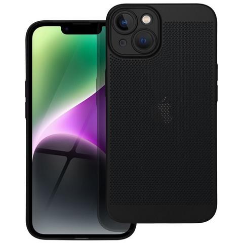 Custodia Back Cover Shell Rigida Antiscivolo Traforata Per Apple Iphone 14 Black - Foto 1