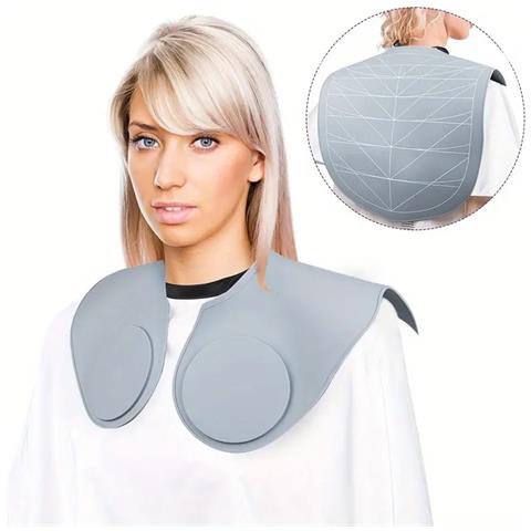 Mantella Da Taglio Per Capelli In Silicone, Mantello Da Barbiere Professionale Per La Colorazione Dei Capelli, La Tintura Dei Capelli, Il Taglio E L'acconciatura Grey - Foto 1