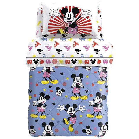 Trapunta Disney Mickey Fantasy In Cotone Colore Neutro Misura Singolo - Foto 1