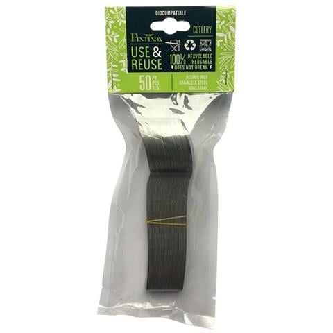 USE&REUSE Cucchiaio tavola Confezione - Confezione da 50 pezzi Made in Italy - Foto 2