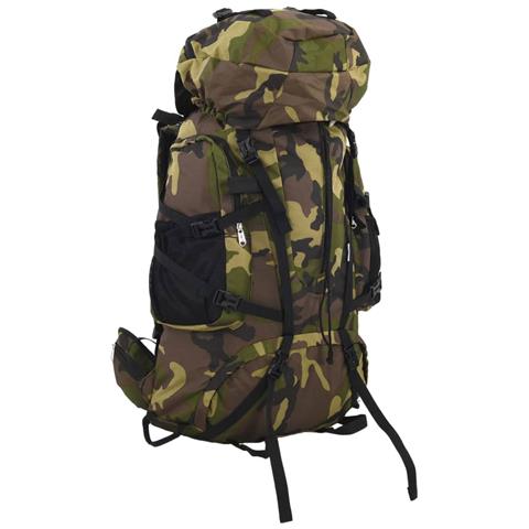 Zaino da Trekking Verde Mimetico 100 L in Tessuto Oxford - Foto 1