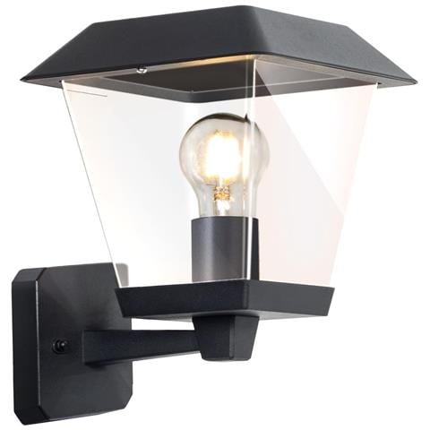 Lampada Da Parete Applique Da Esterno Lanterna E27 | Giardino | Nero | Ip44 - Foto 1