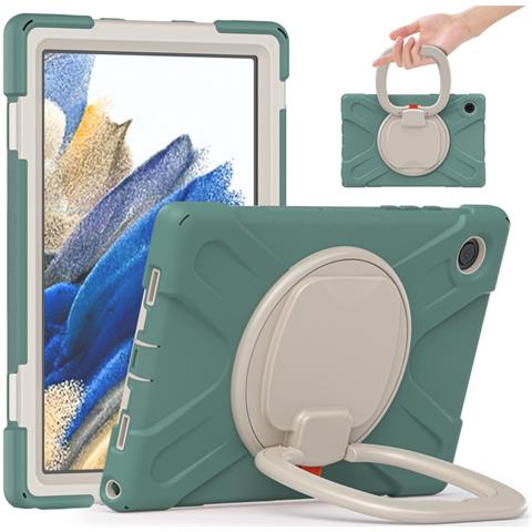 Custodia Per Ipad 9/8/7 10.2"" Armata Con Supporto Girevole Verde - Foto 1