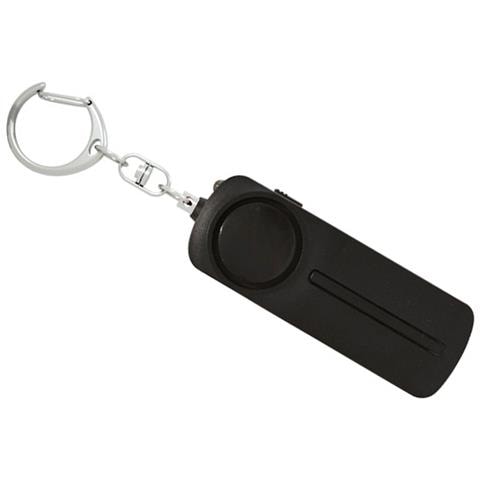 Allarme Di Sicurezza Personale Da 130db Con Luce Led - Attivazione Ad Anello, Alimentato A Batteria Black - Foto 2
