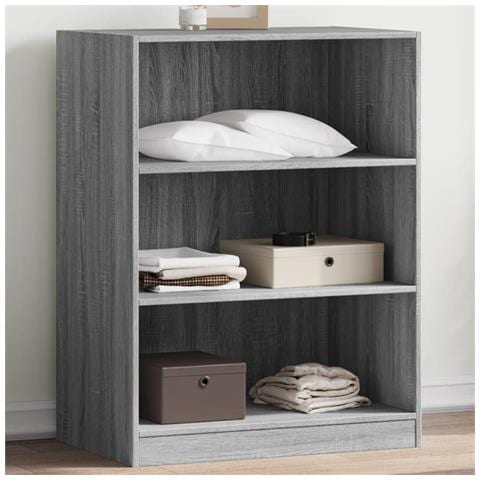 Armadio Grigio Sonoma 77x48x102 cm in Legno Multistrato - Foto 2