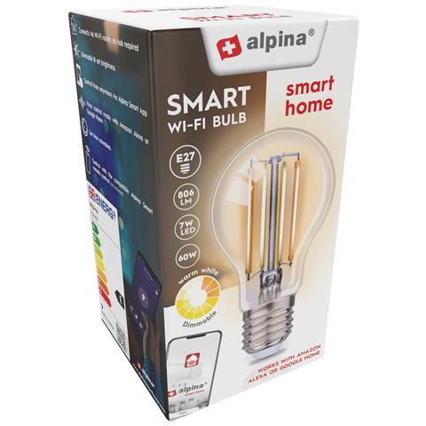 Lampadina Led Wi-fi Smart 2700k Luce Calda 470lm 4.9w E27, Dorato - Foto 2