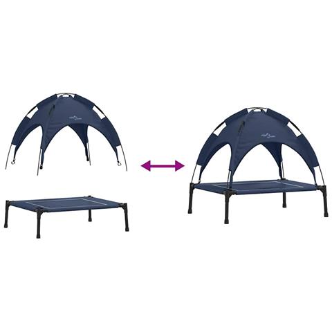 Letto per Cani Blu navy m Acciaio - Foto 9