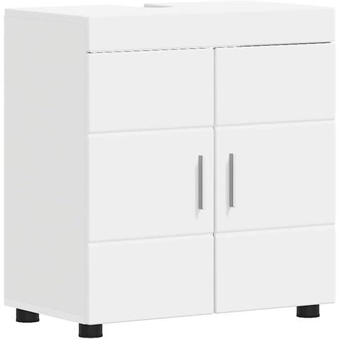Mobile per lavabo da bagno TULUM Bianco 60 x 34 x 63 cm - Foto 1