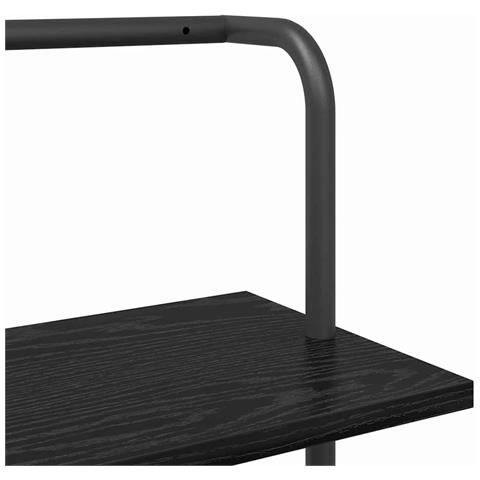 Libreria Rovere nero 60 x 24 x 168 cm Legno multistrato - Foto 9