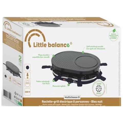 Griglia Per Raclette Da 8 Persone, 1200 W, Con Griglia E Piastra Per Crepes, Blu Notte E Nero - 8749 - Foto 3