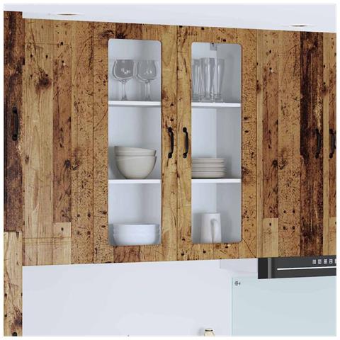 Pensile cucina Legno vecchio 80 x 31 x 100 cm Legno multistrato - Foto 2