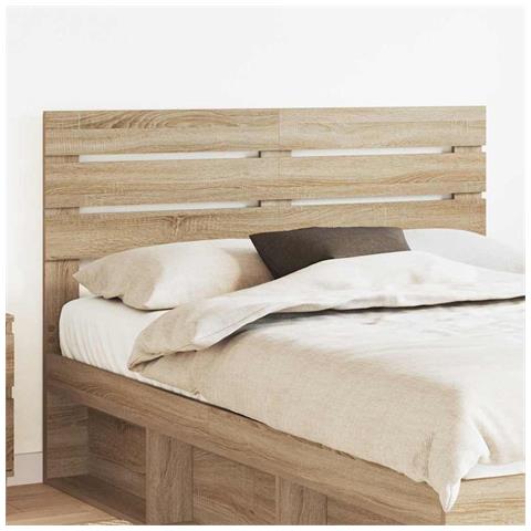 Testiera con testiera Rovere Sonoma 150 cm Legno multistrato - Foto 2