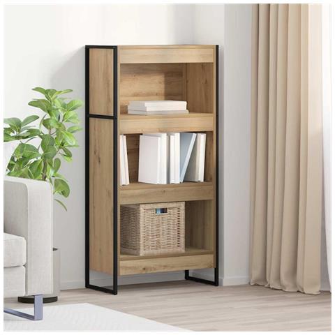 Armadio per Libri Rovere Artigianale 80 x 30 x 155 cm - Foto 2