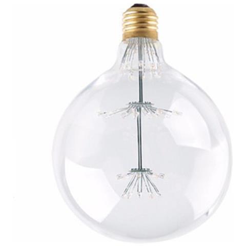 Lampadina A Filamento Led Giallo Caldo 3w 2200k - Base E26/e27, Design Decorativo Cielo Stellato - Foto 1