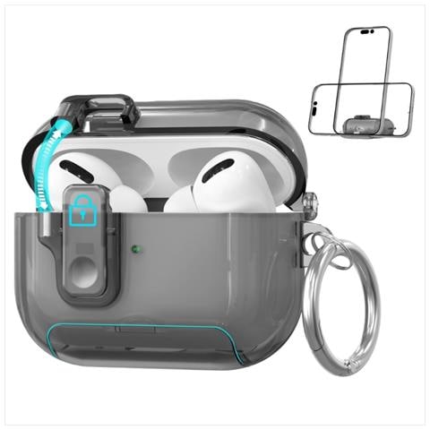 Custodia Protettiva In Tpu Compatibile Con Apple Airpods 4 - Antiurto, Protezione Completa E Funzione Supporto - Foto 1